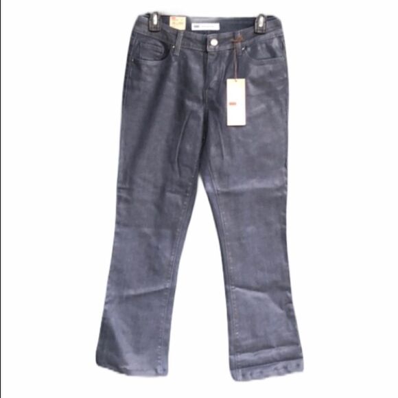 Levi's Mid Rise Bootcut Skinny Waxed Jeans‎ nwt - Picture 1 of 8